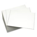 Domtar Continuous Feed Computer Paper, 1-Part, 18 lb Bond Weight, 8.5 x 12, White, PK4000, 4000PK 120028